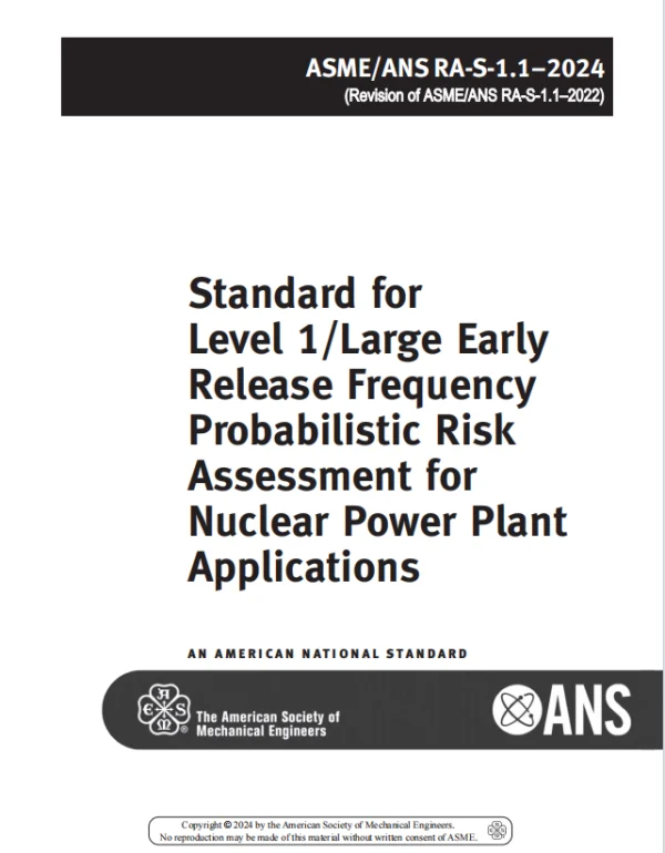 ASME ANS RA-S-1.1