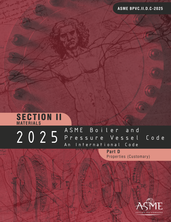 ASME BPVC Section II Part D(Customary)-2025